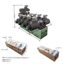 Hydraulic station valve group hydraulic oil circuit block valve block integrated block assembly solenoid valve reversing valve multi-way control valve oil station