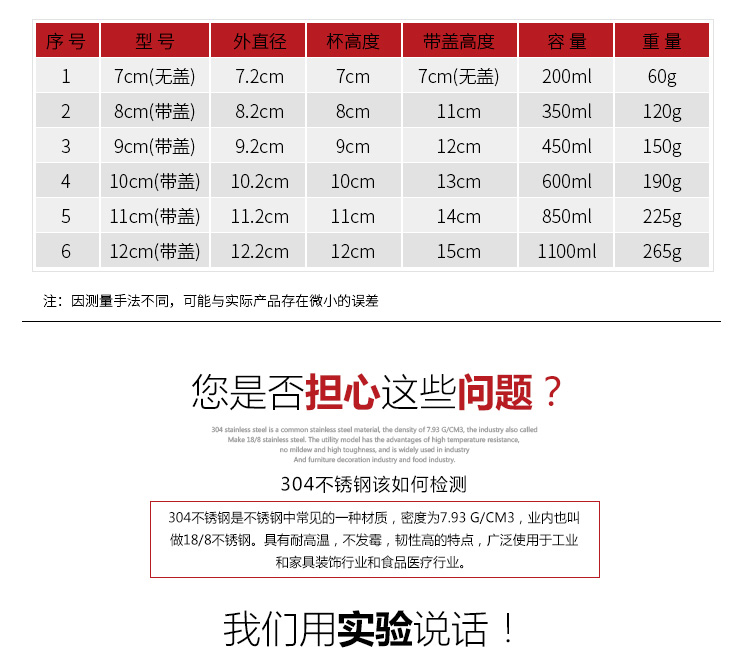 Thép không gỉ 304 có nắp cốc Trẻ em chống rơi cốc dày lên tiểu học dành cho người lớn cốc tay bình đựng nước thủy tinh có vòi