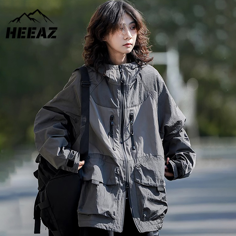 Heeaz France Mountain Series Outdoor Soft Shell Jacket Women's 2026 New Windproof Waterproof Mountaineering Jacket