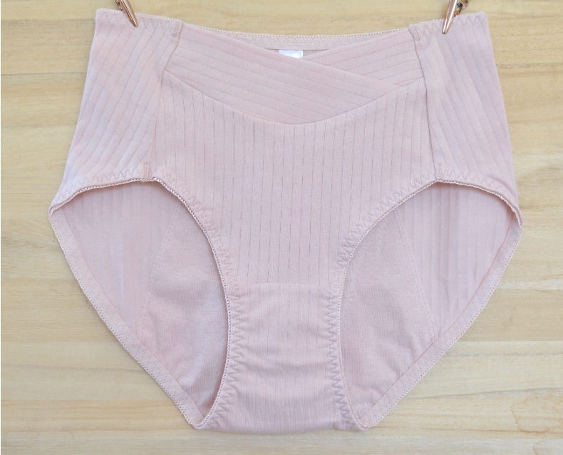 Export Japan girls' briefs Pure cotton High waist Moon menstruation Breathable Antibacterial Hygienic Leakproof Side Leakage Large Size Weight Gain Weight Gain Weight Gain Weight Gain Weight Gain