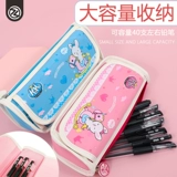 智高 Свежий милый универсальный вместительный и большой мультяшный пенал для школьников, в корейском стиле