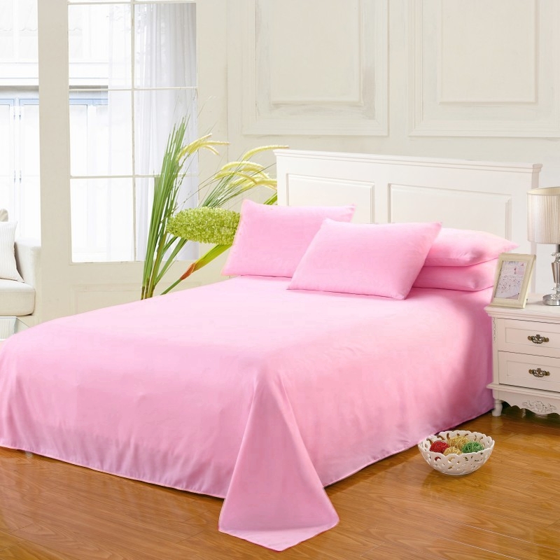 Full cotton linen Single piece Student Dormitory 1 8 m Double beds Single pure cotton Single beds 1 5m1 6 2 3 Bedsheets