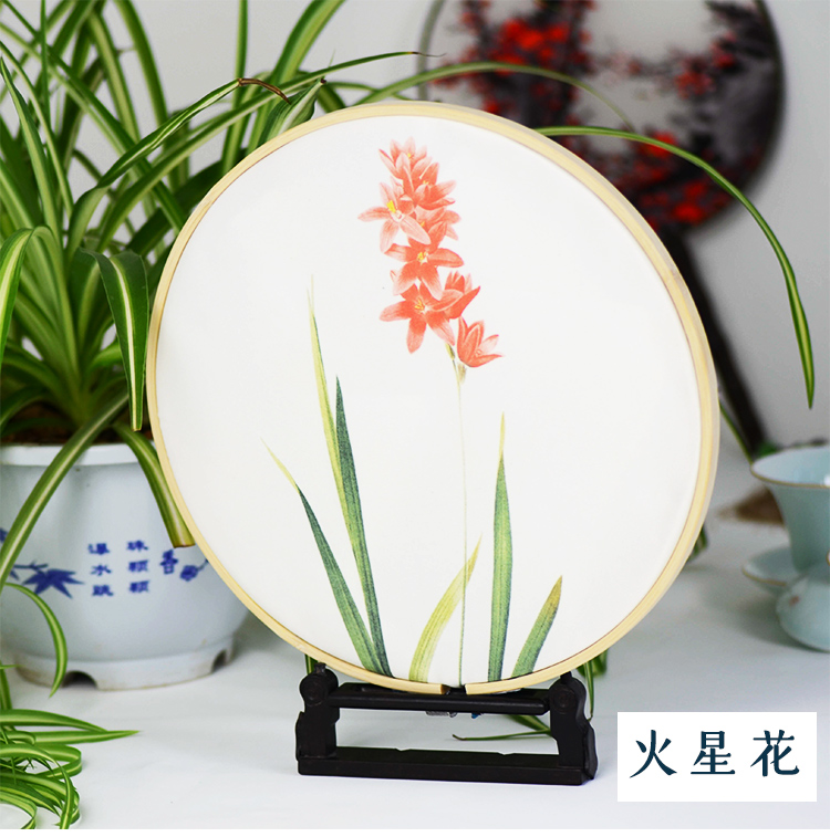 Nổi tiếng cổ nghệ thuật thêu Su thêu DIY kit sơn trang trí người mới bắt đầu orchid flower tay thêu 20 * 30 CM