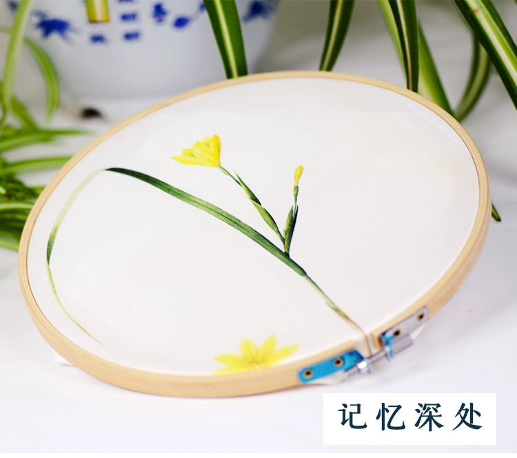 Nổi tiếng cổ nghệ thuật thêu Su thêu DIY kit sơn trang trí người mới bắt đầu orchid flower tay thêu 20 * 30 CM