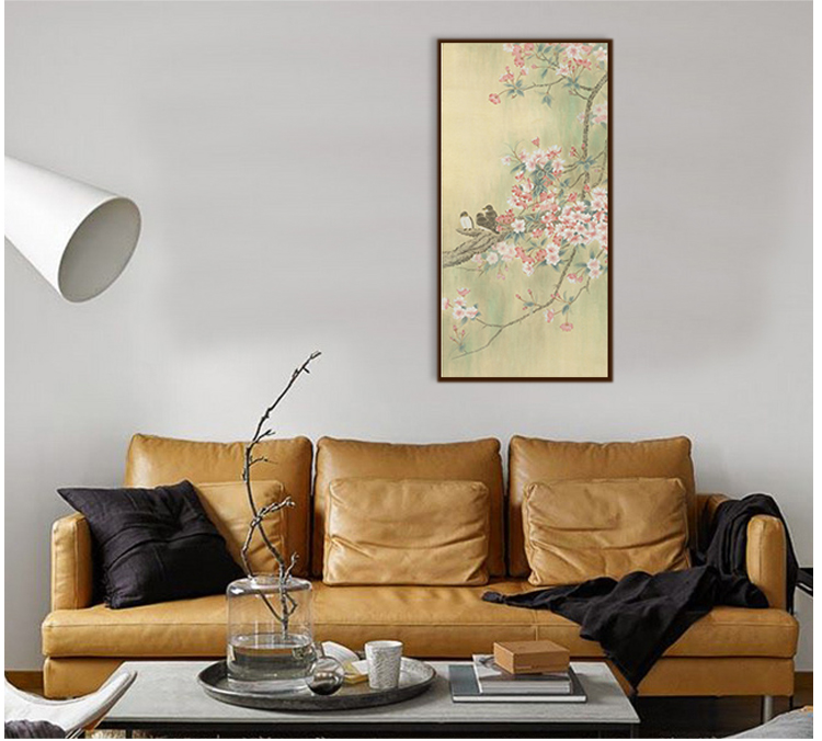 Nổi tiếng cổ thêu nghệ thuật thêu thêu kit tự làm người mới bắt đầu handmade trang trí sơn bóng 30 * 60CM tranh thêu hoa khai phú quý