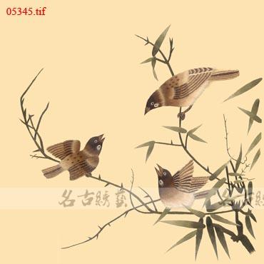 Tên của bộ dụng cụ DIY thêu cổ mới bắt đầu thêu thêu tay mẫu thêu chim basemap súp 30 * 30 - Bộ dụng cụ thêu mẫu tranh thêu tay