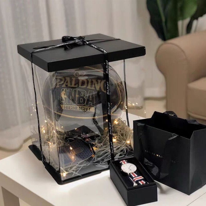 Simple Korean version of Valentine's Day birthday ins net red high-grade gift boyfriend basketball box