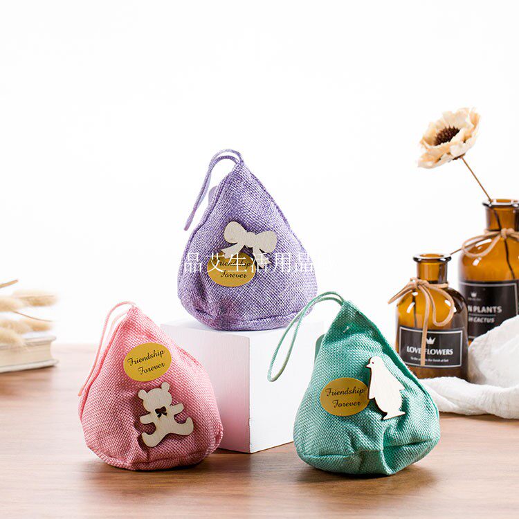 Smart creative bedroom wardrobe shoe cabinet moisture-proof deodorant sachet fragrance decorative sachet bathroom car pendant sachet