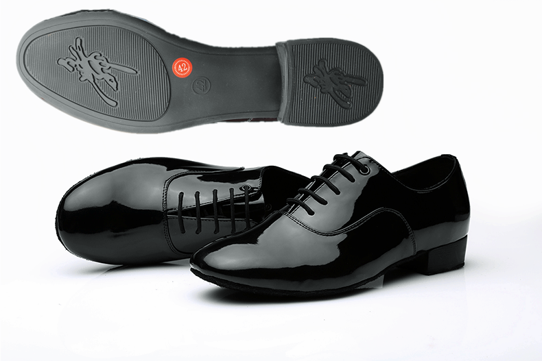 Men's low heel Latin dance shoes Morden dance shoes Soft bottom follow men's square dance social dance shoes spring summer
