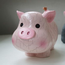 Cartoon large creative resin money saving piggy bank Cow horse Pig Sheep dog Tiger Rabbit Chicken Zodiac childrens gift