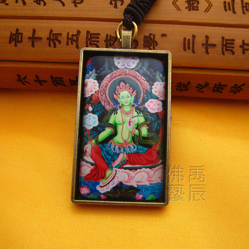 YC4831 Myong Law Things to rescue the bitter and rescue Green Degree Mother Buddha Pendant Hide the Pendant Custom of the Knot Pendant