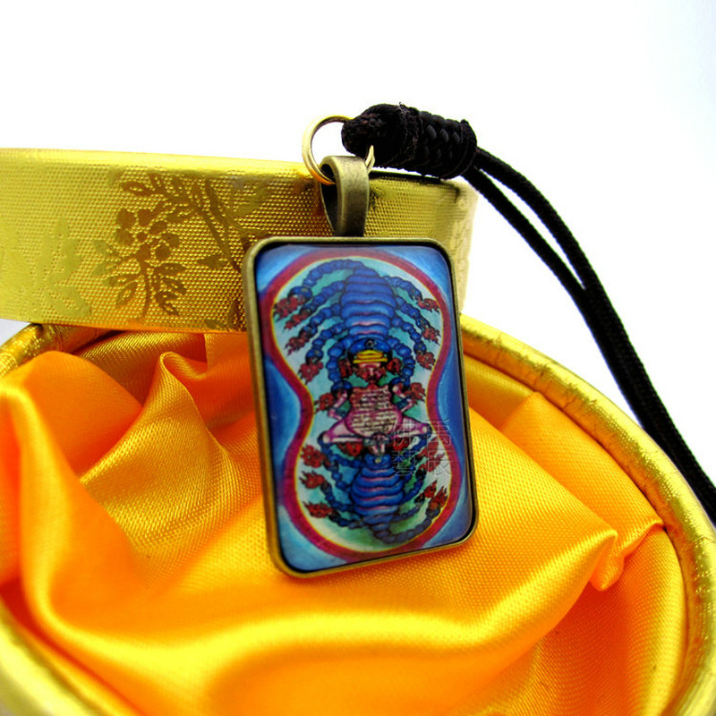 YC2337 Secret Teaching Nine-Head Iron Scorpion Removal Wheel Carry-on of the Pendant Necklace with Pendant Necklace Pendant Necklace can be set as a picture
