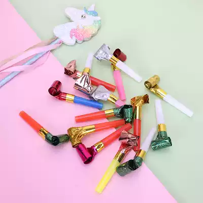 Children's birthday dragon blowing toy blowing party to help the fun whistle blowing dragon creative children's birthday gift