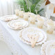 Birthday party children's theme disposable cake tableware set baby party scene layout decoration supplies