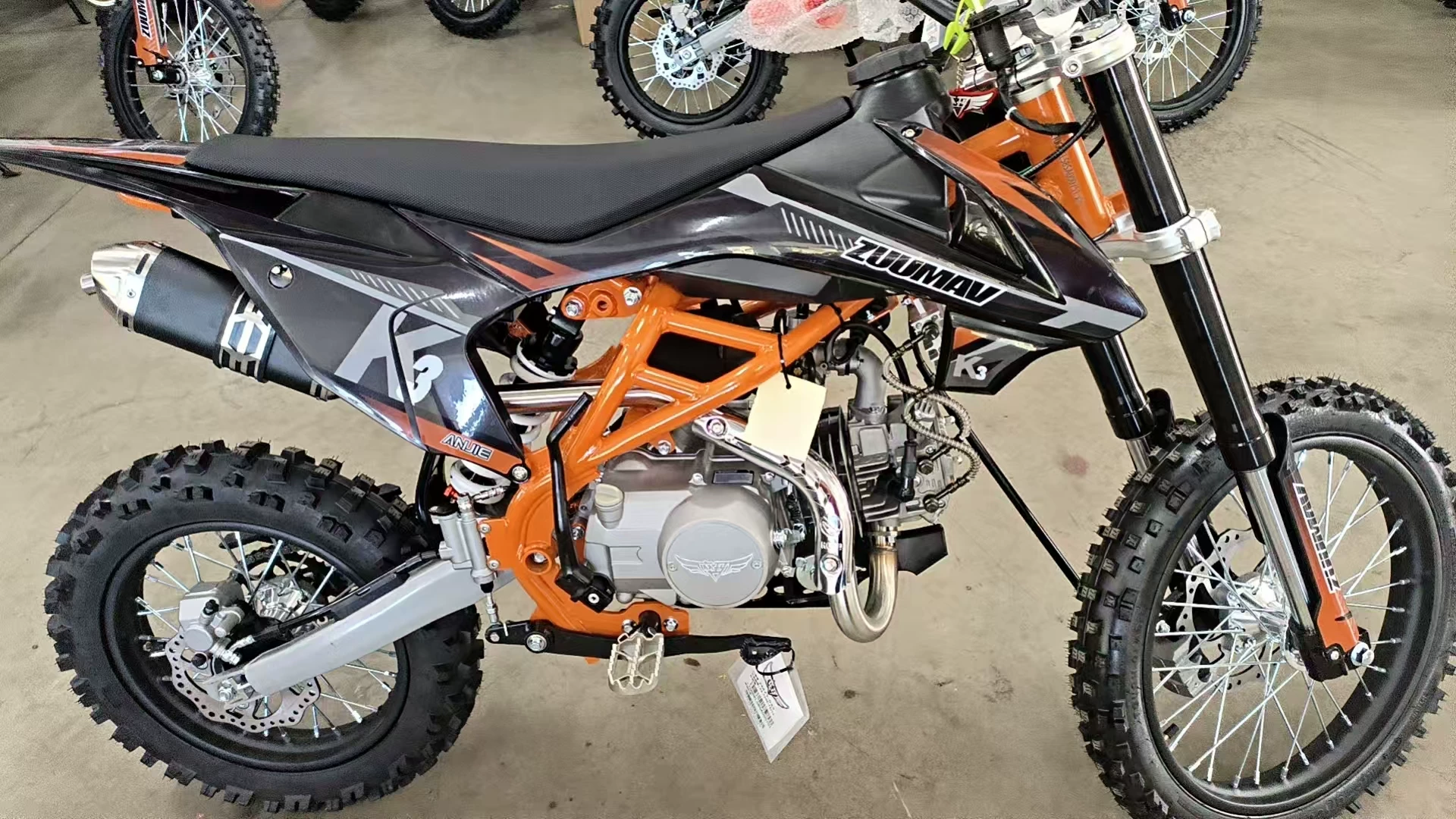 Внедорожное средство Zuma 125CC, детский трюковый транспорт K5K3RS3A1, взрослые, противоскользящая износостойкая горная мотоцикл