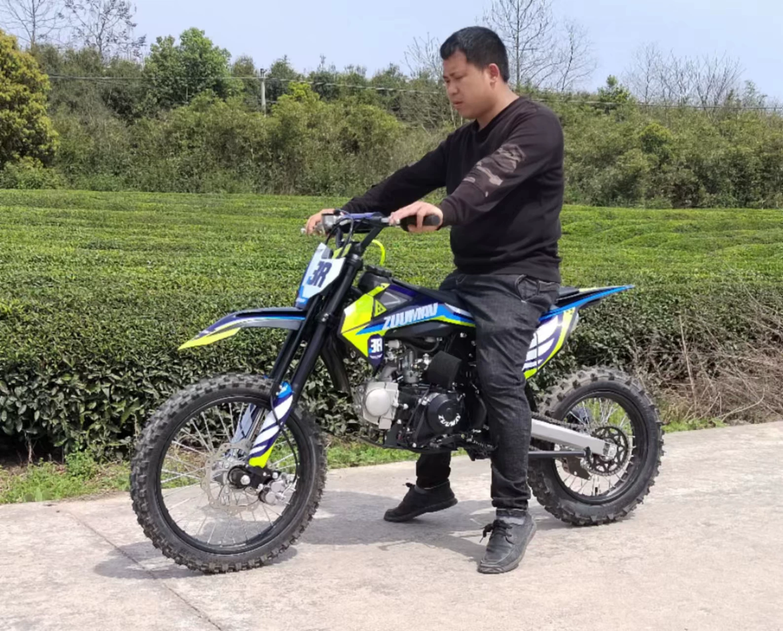 Внедорожное средство Zuma 125CC, детский трюковый транспорт K5K3RS3A1, взрослые, противоскользящая износостойкая горная мотоцикл