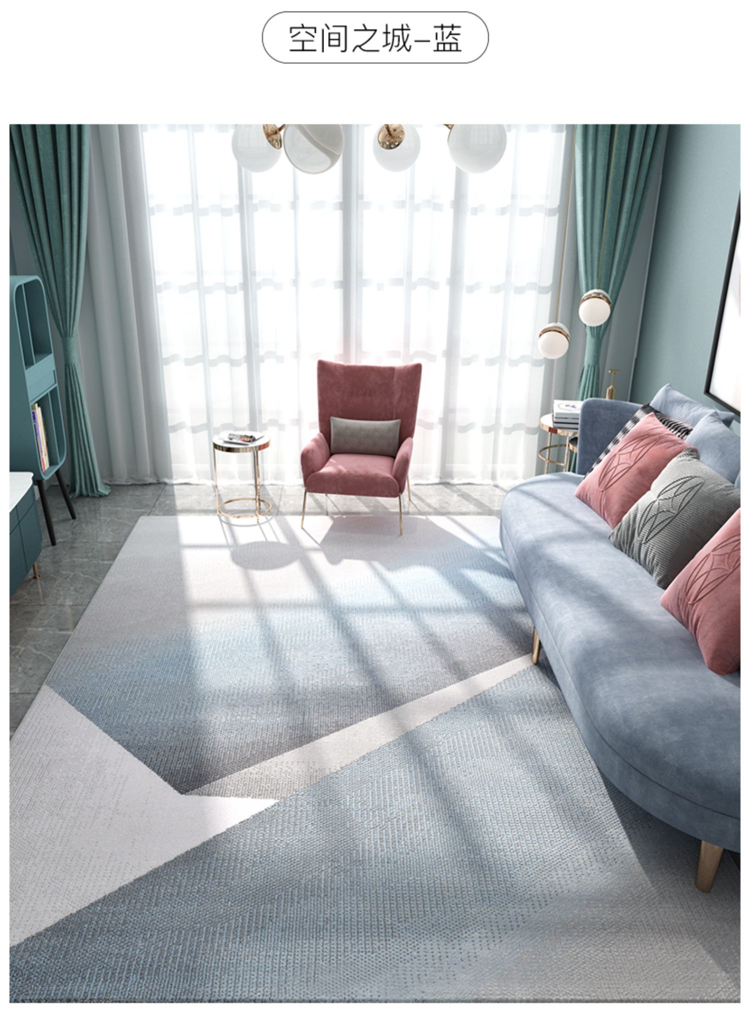 Meierju phòng khách thảm Bắc Âu đơn giản hiện đại dùng một lần sofa bàn cà phê mat phòng ngủ cạnh giường màu đỏ nhà đầy đủ cửa hàng - Thảm thảm trải nhà