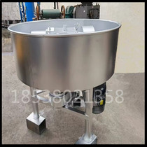 Laboratory with refractory material castable stainless steel double-roller stirring grinding machine charcoal powder coal powder wheel rolling mixer