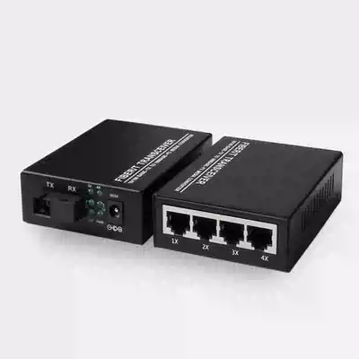 Xin Hong 1 Optical 4-electric single-mode single-fiber optical transceiver 25km network converter to photoelectric 5-port switch