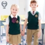 2018 mới Anh phù hợp với áo vest đồng phục học sinh tiểu học gió mùa xuân dịch vụ biểu diễn mẫu giáo - Đồng phục trường học / tùy chỉnh thực hiện váy đầm trẻ em 13 tuổi