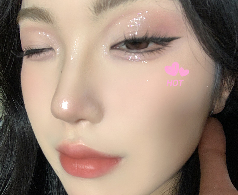 Тени для век veecci唯资眼影盘唯姿五色腮红修容哑光珠光闪片紫色绿色粉大地色