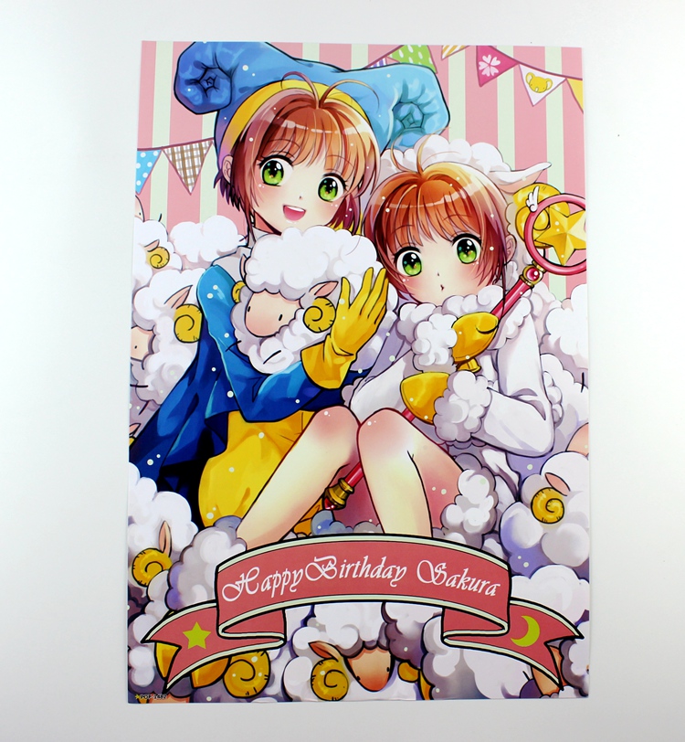 Giống Sakura 8 Gói Hình nền Anime Hoạt hình Trò chơi Hình nền Dán Áp phích nổi - Carton / Hoạt hình liên quan ảnh sticker cute