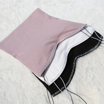 Camisole women's cotton outside wear Korean sexy inside long summer chest pad with colored diamond back strapless underwear