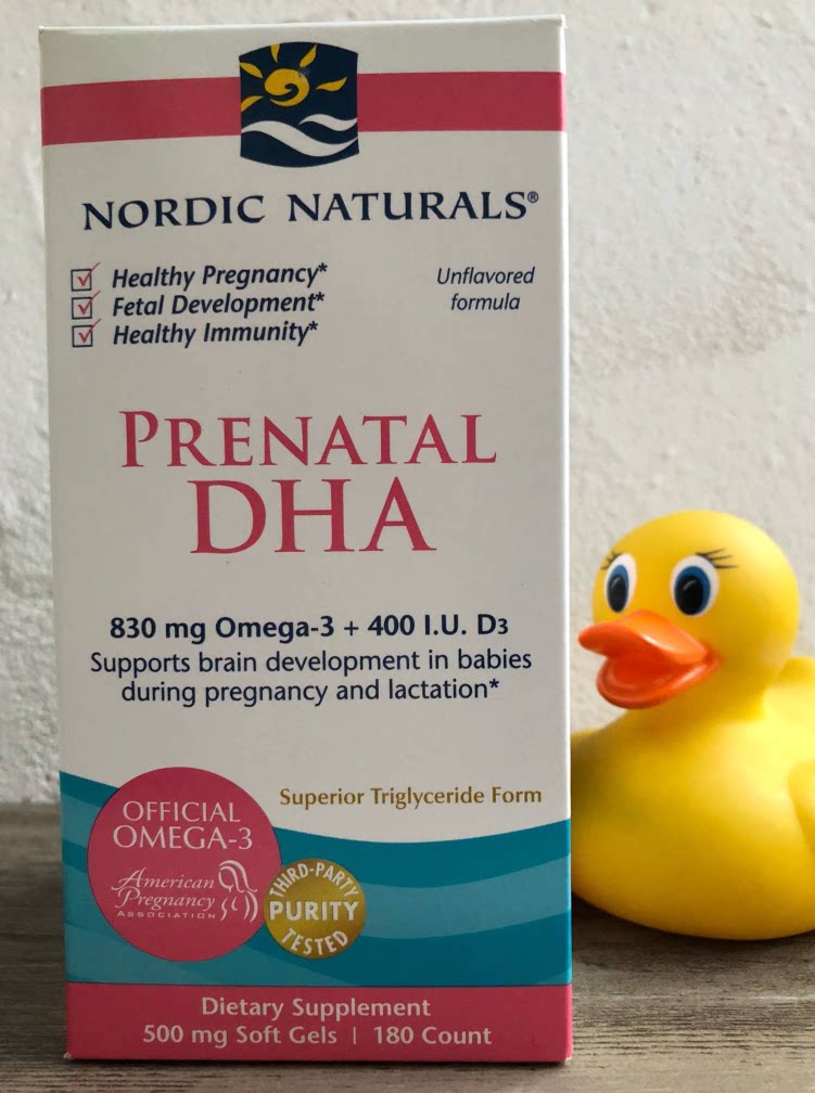  Nordic Naturals pregnant women breastfeeding fish oil supplement DHA180 grain clothing 2 tablets per day 24 01