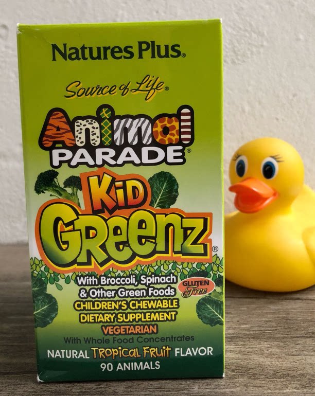  Natures plus Animal Parade Kids Kids Green Fruits and Vegetables Chewable Fiber 22 07