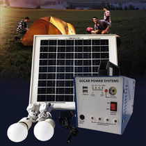 Solar small generator 12v DC portable photovoltaic panel lithium battery Lighting charging system integrated machine