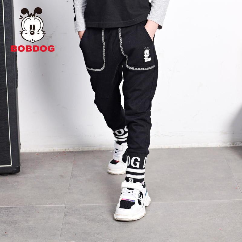 Quần áo dệt kim cho trẻ em Babbey Fall 2020 mới trẻ em Casual Pants thể thao triều quần.