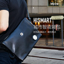 Lepao HiSmart Smart Backpack Multifunctional Travel Backpack Business Leisure Cross-shoulder Bag Men's Fashion Men's Backpack Smart Technology Bag