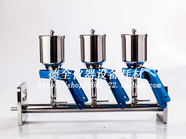 Zinten triplex filter 0 5B diaphragm vacuum pump 2 5L Liquid bottle copper green Pseudomonas aeruginosa detection