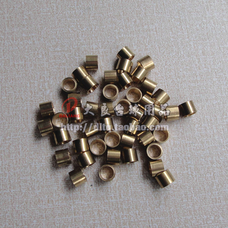 Snooker black 8 pool table club head copper hoop Copper cap Snooker gun head Copper head first angle copper ferrule club protection head