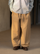 BENT IDEA 2021 New cityboy Loose tailoring casual tooling long pants men drawstring overalls