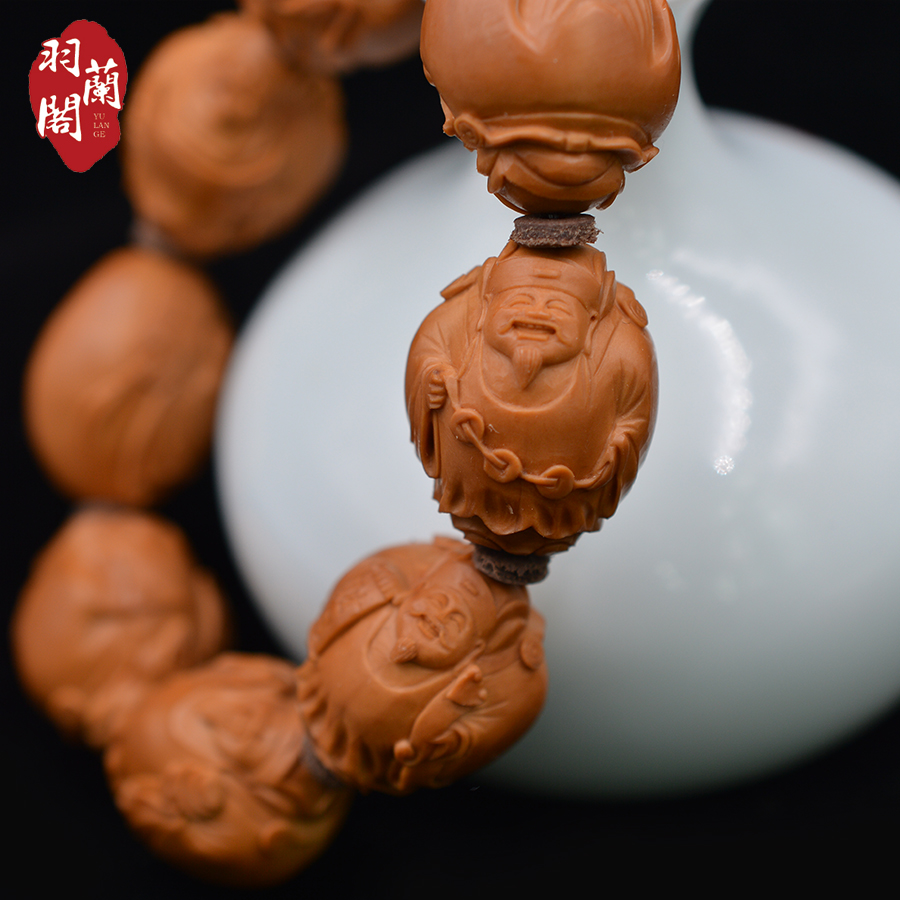 Olives nuclear sculptures Short and round Caixin Su workers of the heart Jiang Pure Artisanal nuclear sculptures Collection Grade Gifts New products