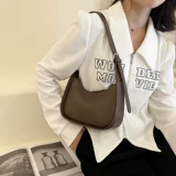 Универсальная портативная сумка подмышку, сумка на одно плечо, коллекция 2023, из натуральной кожи