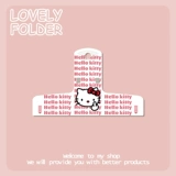 Hello Kitty, розовая система хранения, пластиковые канцтовары для документов