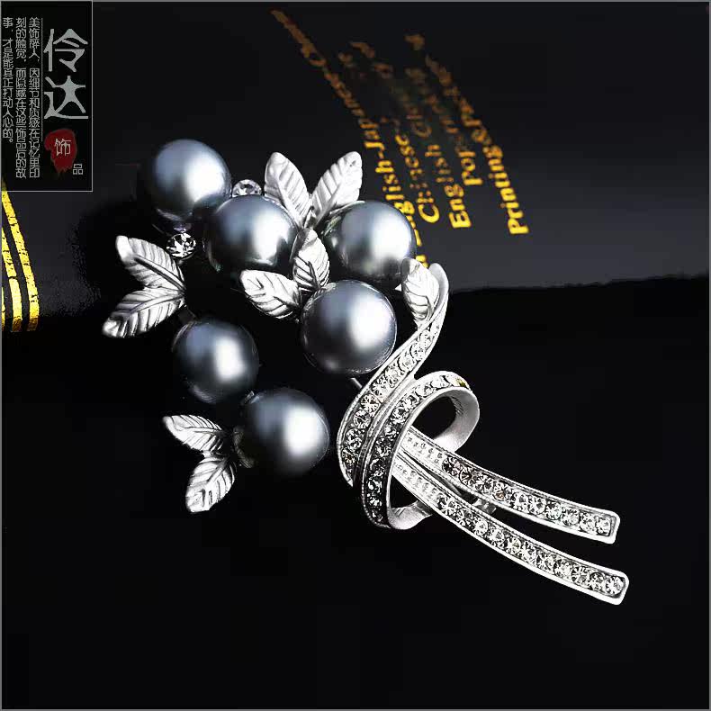 Broche femme LINGLADY en Zircon diamant - Ref 1172683 Image 9