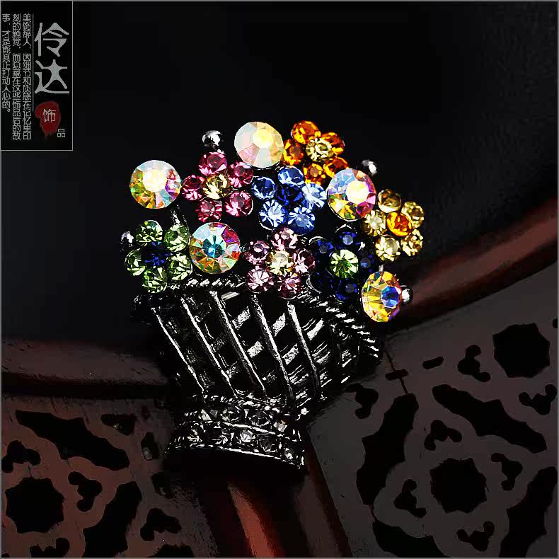 Broche femme LINGLADY en Zircon diamant - Ref 1179457 Image 16