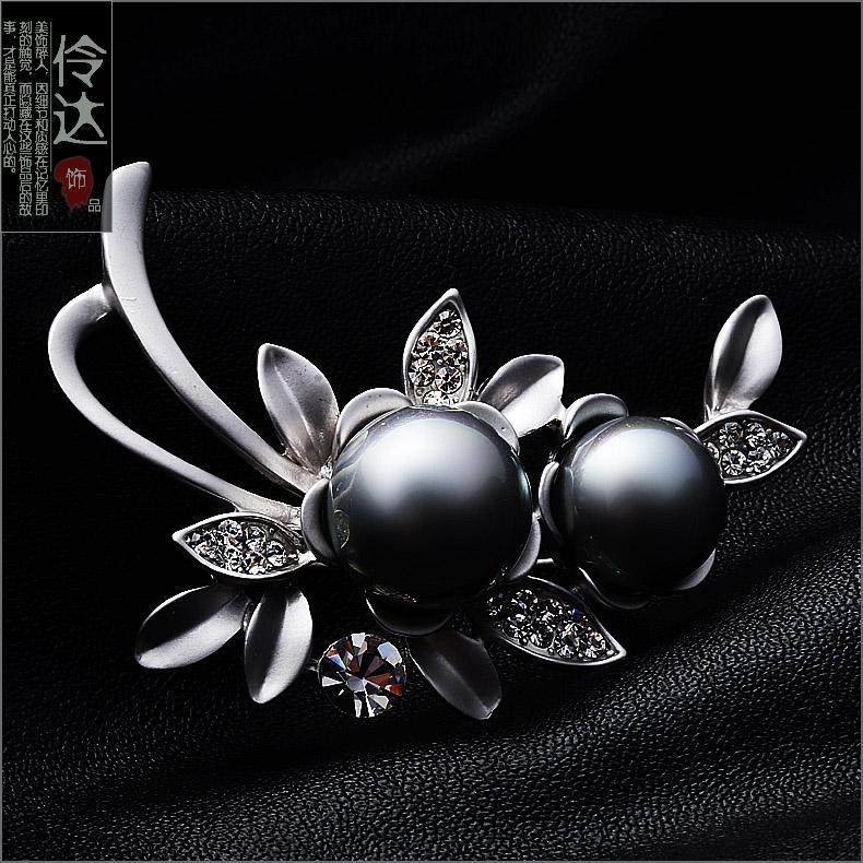 Broche femme LINGLADY en Zircon diamant - Ref 1185589 Image 17