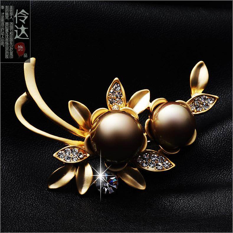 Broche femme LINGLADY en Zircon diamant - Ref 1185589 Image 21