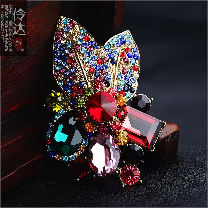 Broche femme LINGLADY en Zircon diamant - Ref 1174433 Image 12