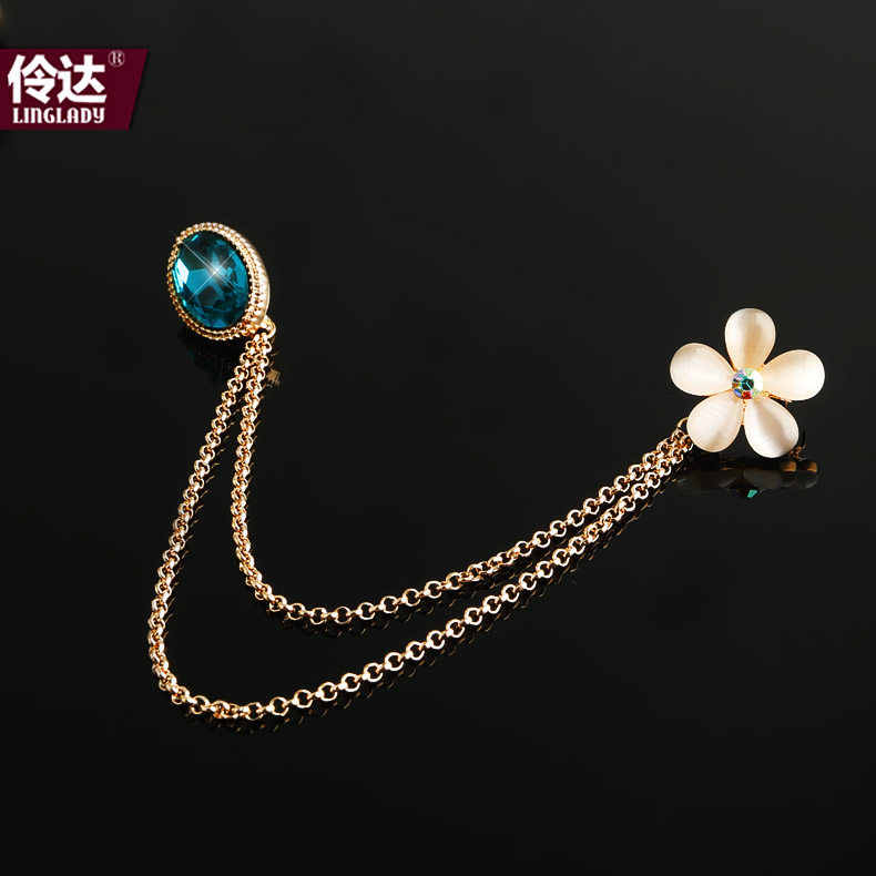 Broche femme LINGLADY en Zircon diamant - Ref 1176358 Image 9