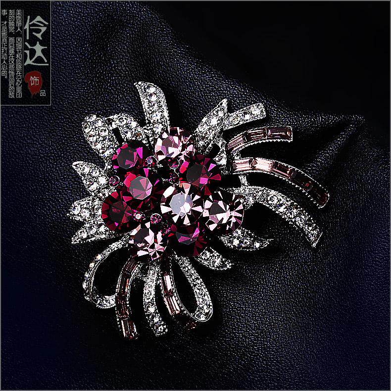 Broche femme LINGLADY en Zircon diamant - Ref 1185657 Image 15