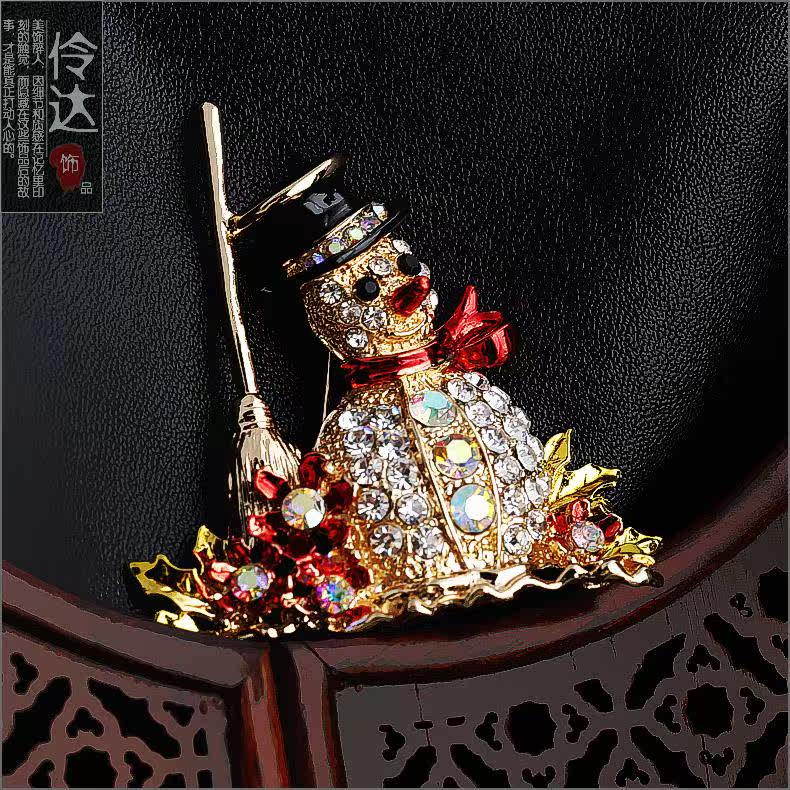 Broche femme LINGLADY en Zircon diamant - Ref 1179457 Image 8