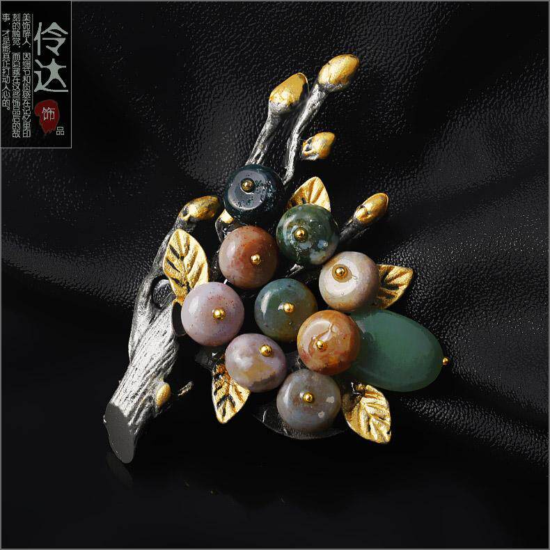 Broche femme LINGLADY en Zircon diamant - Ref 1174824 Image 8