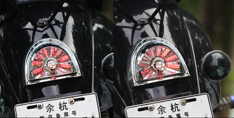 Xe máy tay ga nhấp nháy đèn phanh LED tín hiệu xe điện sửa đổi phía sau đèn hậu 12 v ánh sáng nhấp nháy pha đèn xe dream