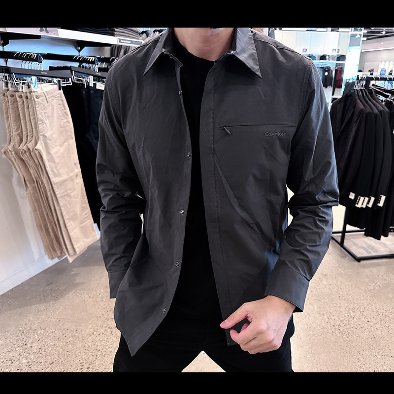Calvin Klein Ck Men's New Style Lapel Fashion Casual Multi-Purpose Jacket Cm8-36