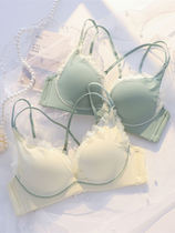 Beauty back underwear womens thin small breasts gather to collect sub-milk anti-sagging no steel ring pen bra 2021 New explosion model